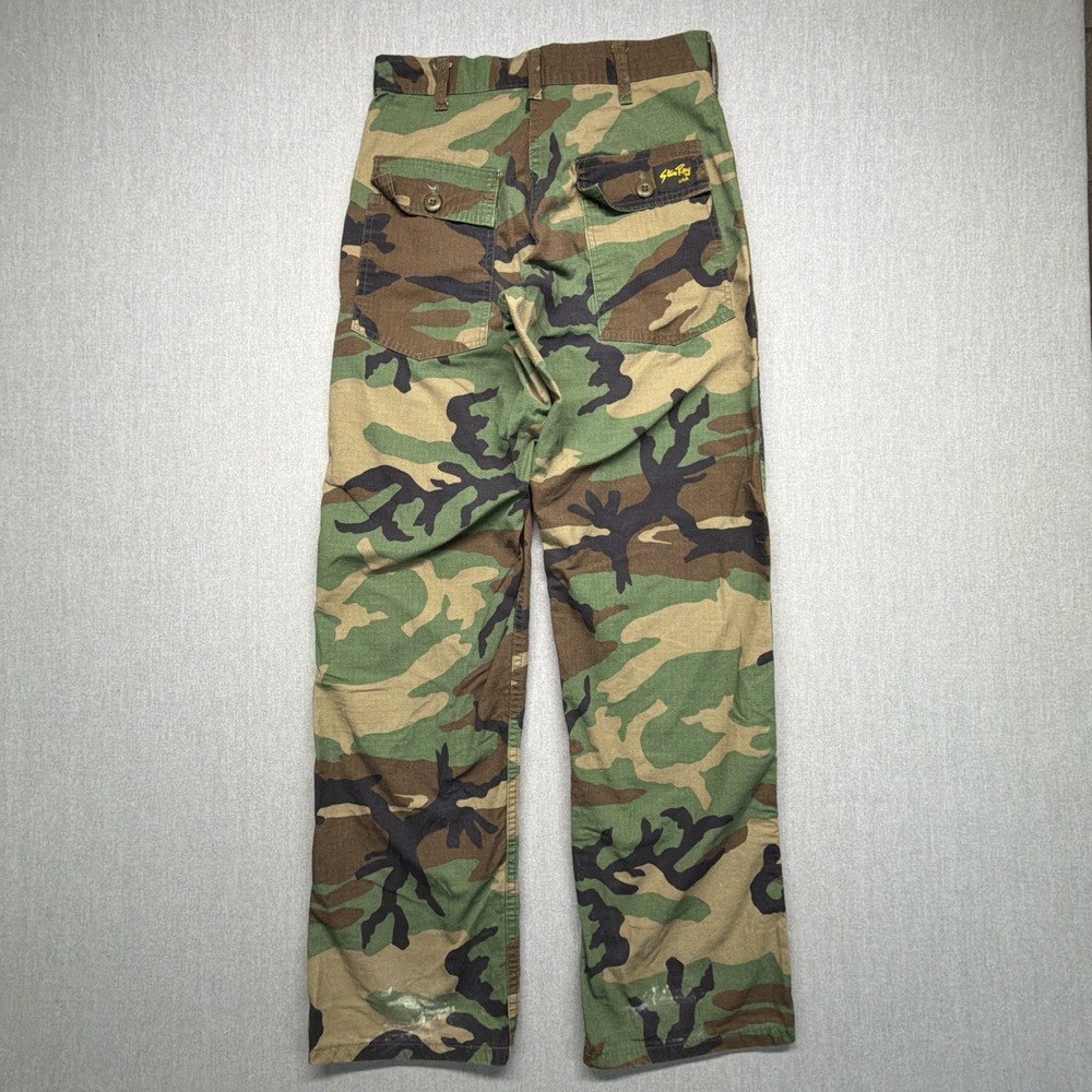 Made In USA Stan Ray Camo Rip Stop Fatigue Men's Pants Size 28x31